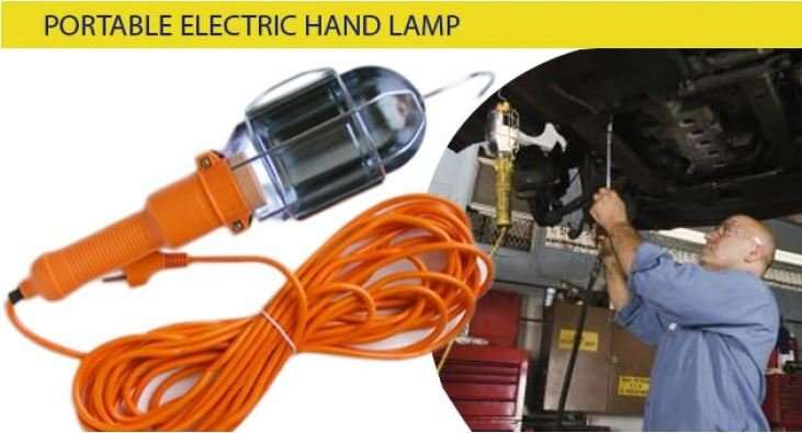 10m Auto Inspection Lamp - 250V With Hanging Hook