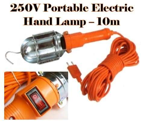 10m Auto Inspection Lamp - 250V With Hanging Hook