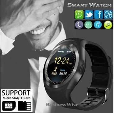 Y1 Professional Smart Watch Phone, SIM CARD, Bluetooth, Sleep Monitor, SD Card, Pedometer etc.