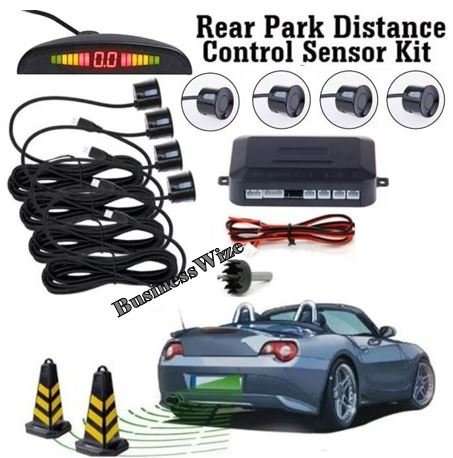 Rear Park Distance Control Kit - Include Control Box, LED Display Indicator & 4 Parking Sensors