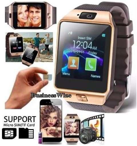 Smart Watch Phone - Support SIM CARD, Bluetooth, Camera, Sleep Monitor, SD Card, MP3, Pedometer etc.
