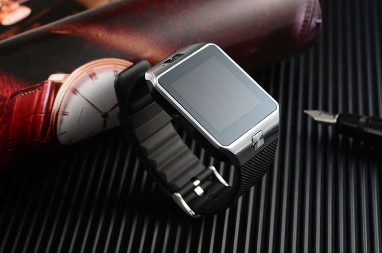 Black Smart Watch Phone -  SIM CARD, Bluetooth, Camera, Sleep Monitor, SD Card, MP3 etc.