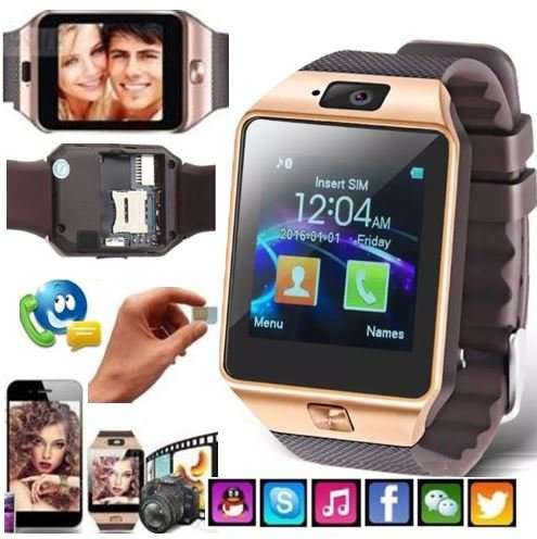 Smart Watch Phone, SIM CARD, Bluetooth, Camera, Sleep Monitor, SD Card, MP3, Pedometer etc.