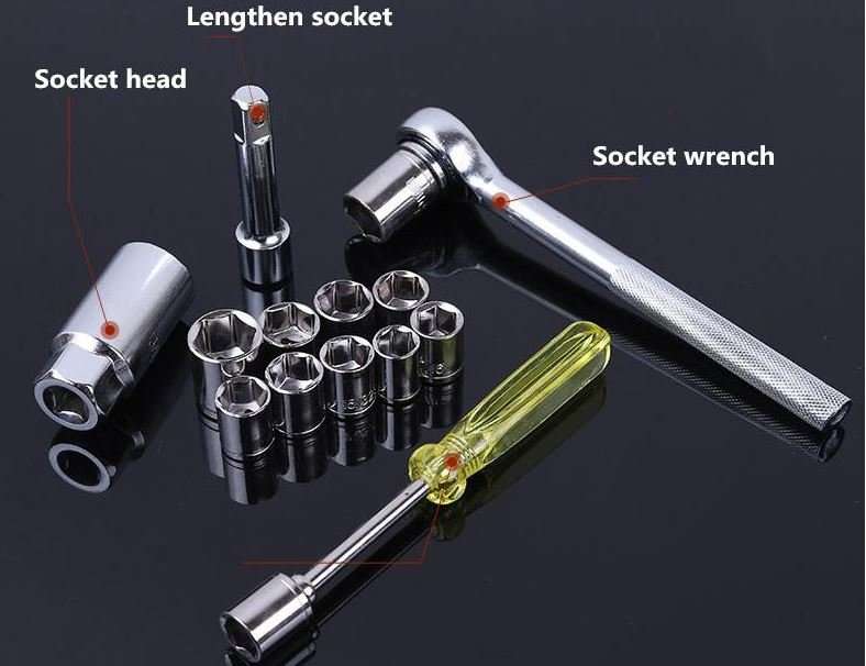 COMBO DEAL - 40 Piece Combination Socket Wrench Set PLUS 6 Piece Screwdriver Set