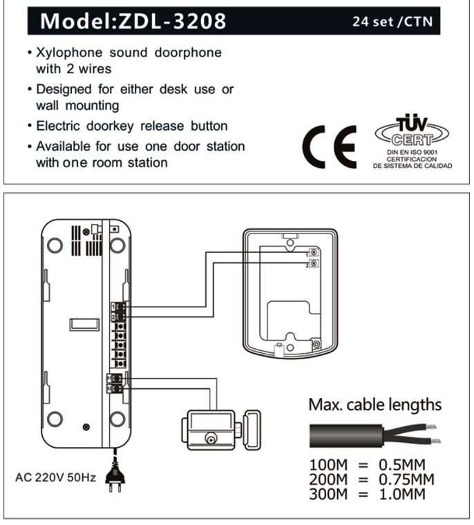 Safe & Comfortable Home Door Phone System - Easy DIY Installation
