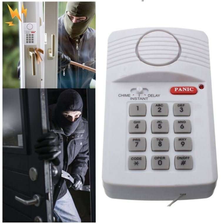 Easy To Install Wireless Panic Button Keypad Alarm System