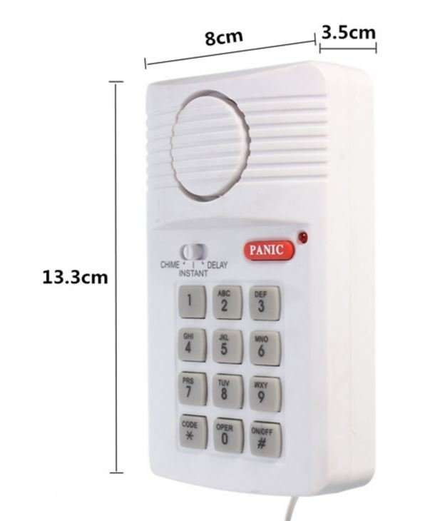 Easy To Install Wireless Panic Button Keypad Alarm System