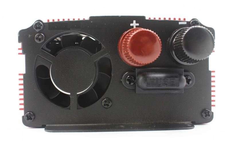 500W Power Inverter 12V DC to 220V AC With USB Ports, Battery Clips & Lighter Plug