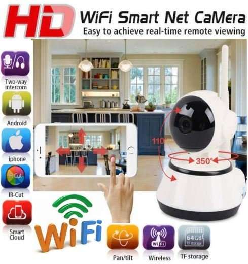 HD WIFI Smart Net Two-Way Intercom Camera With Motion Detection & Alarm, Support SD Card etc.