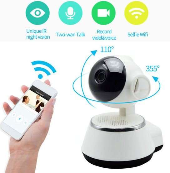 HD WIFI Smart Net Two-Way Intercom Camera With Motion Detection & Alarm, Support SD Card etc.