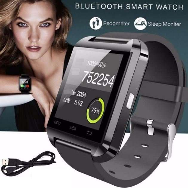 Bluetooth Smartwatch for Outdoor Sports, Home Use, Car Bluetooth Communications and Many More...