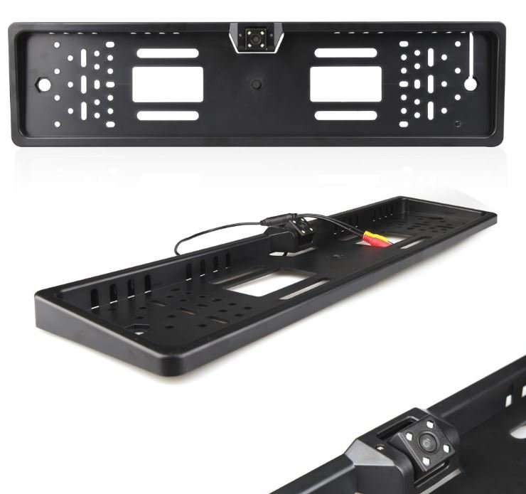 Waterproof Night Vision HD LED Number Plate Holder With Camera For Reversing and Parking