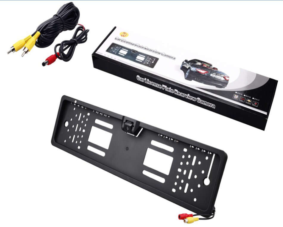 Waterproof Night Vision HD LED Number Plate Holder With Camera For Reversing and Parking