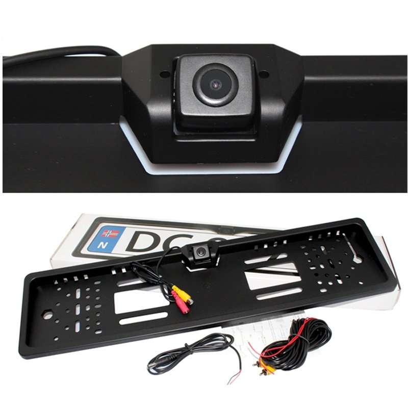 Waterproof Night Vision HD LED Number Plate Holder With Camera For Reversing and Parking