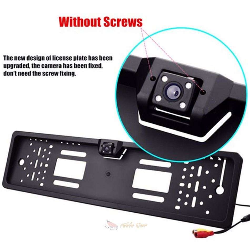 Waterproof Night Vision HD LED Number Plate Holder With Camera For Reversing and Parking