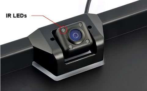 Waterproof Night Vision HD LED Number Plate Holder With Camera For Reversing and Parking