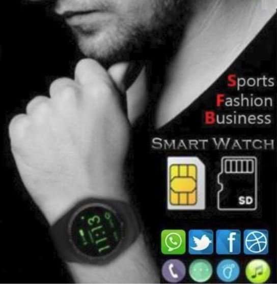 Professional Smart Watch Phone, SIM CARD, Bluetooth, Camera, Sleep Monitor, SD Card, Pedometer etc.