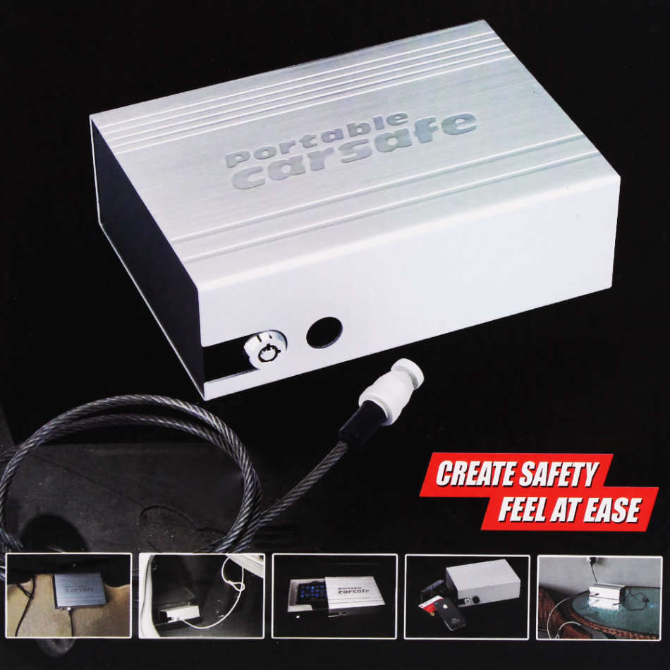 Super Strong Portable Car Safe - Triple Protection, Easy To Install, Create Safety and Feel at Ease