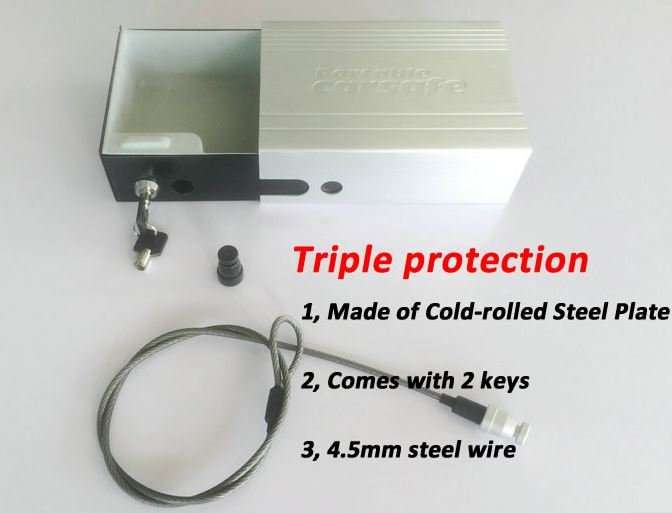 Super Strong Portable Car Safe - Triple Protection, Easy To Install, Create Safety and Feel at Ease