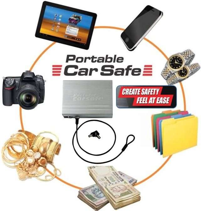 Super Strong Portable Car Safe - Triple Protection, Easy To Install, Create Safety and Feel at Ease