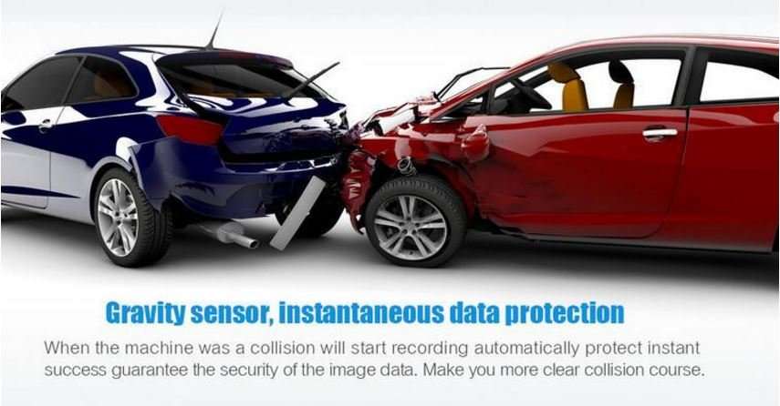 2.4" LCD, Night Vision Vehicle DVR& Camera With G-Sensor for Motion Detection