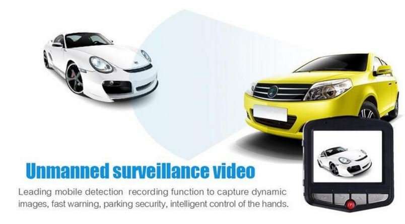 2.4" LCD, Night Vision Vehicle DVR& Camera With G-Sensor for Motion Detection