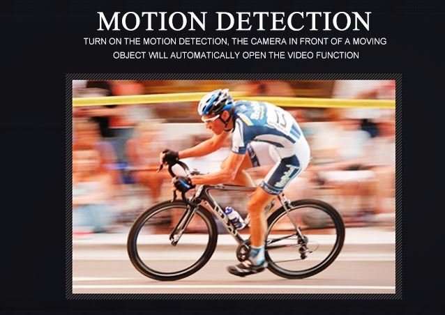 170 Degree Wide Angle Rear View Mirror Camera, Support SD Card, Motion Detection, Loop Recording ...