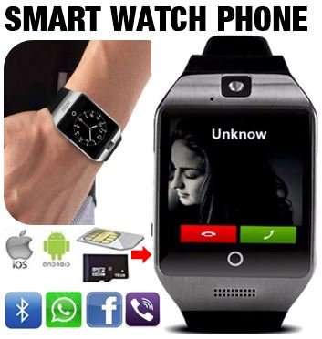 Smart Watch Phone, SIM CARD, Bluetooth, Camera, Sleep Monitor, SD Card, Pedometer etc.
