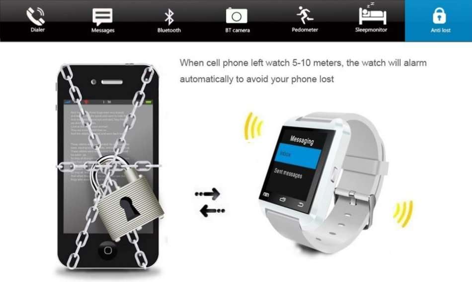 Bluetooth Smartwatch for Outdoor Sports, Home Use, Car Bluetooth Communications and Many More...