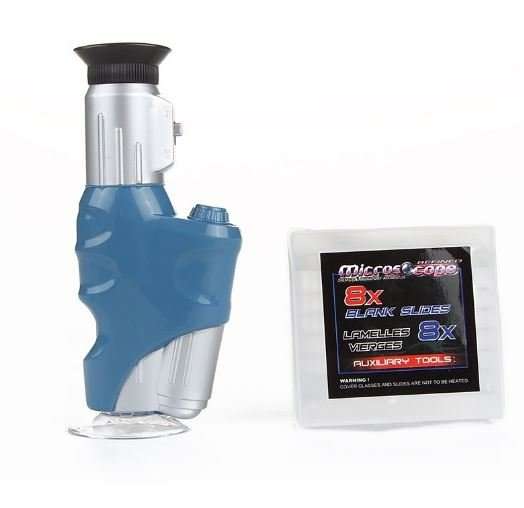 20x - 60x Educational Children's Portable LED Microscope Kit