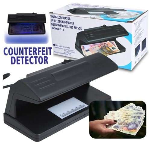 Fluorescent UV Blue Lamp Counterfeit Money Detector