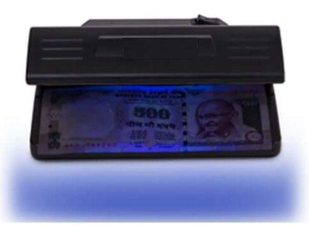Fluorescent UV Blue Lamp Counterfeit Money Detector