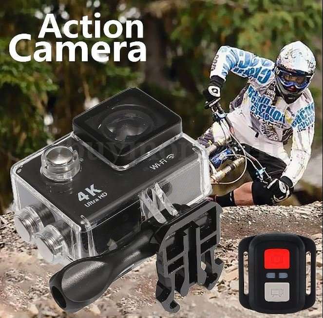 4K Ultra HD WIFI Action Sport DVR & Camera With REMOTE- HDMI, Waterproof, 170 Degree & More
