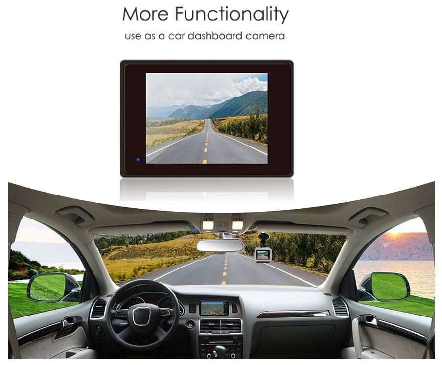 HD Action Sport DVR & Camera - Waterproof, LCD Screen, Side Helmet Mount, Waterproof Casing..