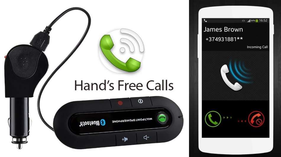 Sun Visor Bluetooth MP3 Music Player Speakerphone & Bluetooth Hands free Phone Car Kit