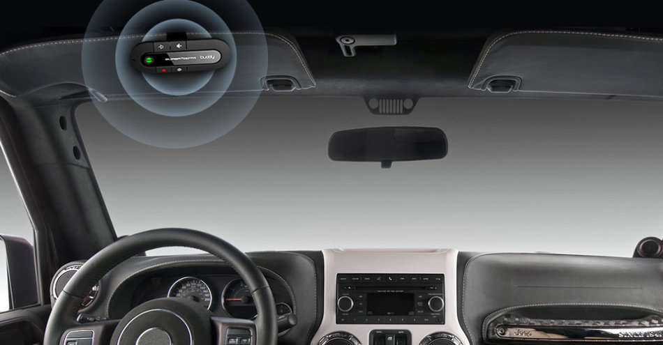 Sun Visor Bluetooth MP3 Music Player Speakerphone & Bluetooth Hands free Phone Car Kit