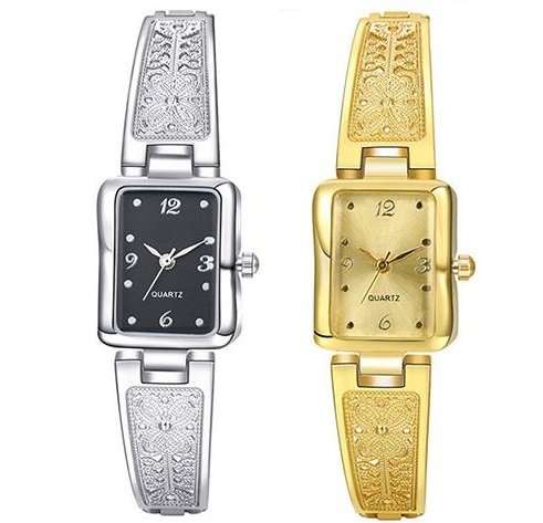 Elegant Ladies SOXY Quartz Wrist Watch in Gold or Silver