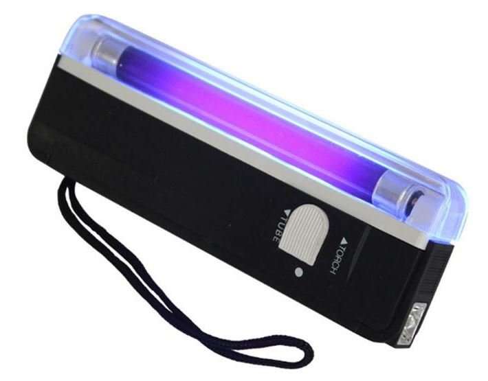 2 in 1 Portable UV Light Counterfeit Money Detector - Verifies All Currencies, Compact & Convenient