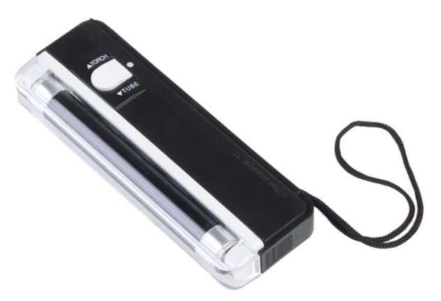 2 in 1 Portable UV Light Counterfeit Money Detector - Verifies All Currencies, Compact & Convenient