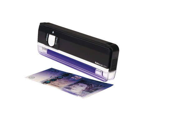 2 in 1 Portable UV Light Counterfeit Money Detector - Verifies All Currencies, Compact & Convenient