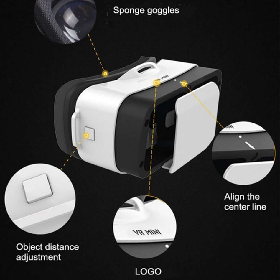 Best Selling - New Arrivals VR Box MINI 3D Virtual Reality Glasses PLUS Remote Controller