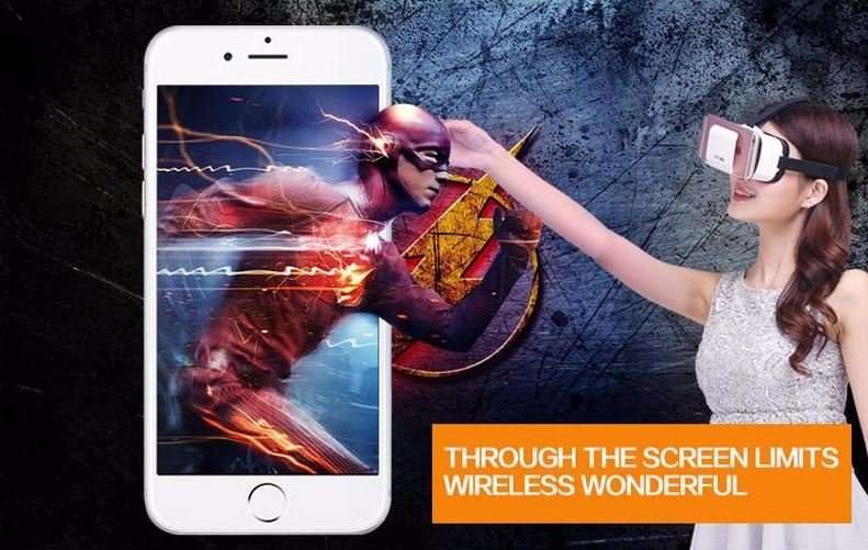 Best Selling - New Arrivals VR Box MINI 3D Virtual Reality Glasses PLUS Remote Controller