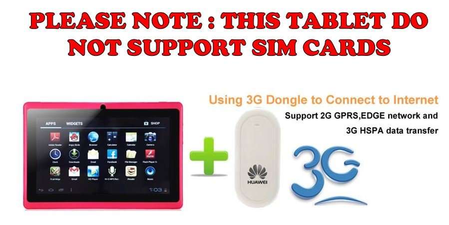 7" Dual Core, Android 4.2., 4 GB, Dual Cameras, Wi-Fi, Bluetooth etc. - Pink