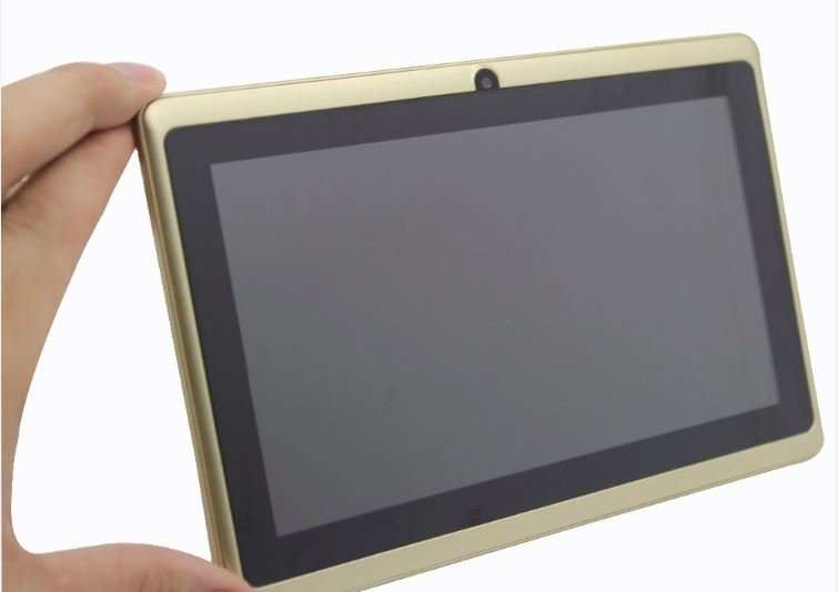 7" Quad Core, Android 4.4., 8GB, Dual Cameras, Wi-Fi, Bluetooth etc. - Gold
