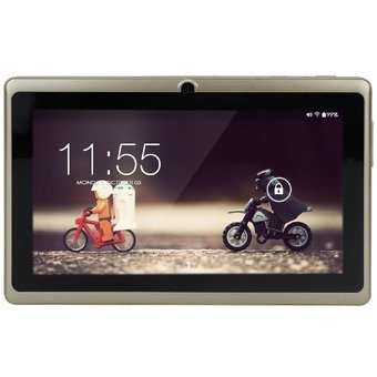 7" Quad Core, Android 4.4., 8GB, Dual Cameras, Wi-Fi, Bluetooth etc. - Gold