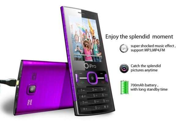 Ipro Dual Sim Phone, Camera, MP3, MP4, Bluetooth SMS/MMS FM Radio For The Elderly & Children