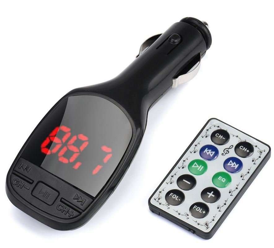 Bluetooth MP3 Music Player, FM Transmitter & Remote, Hands-free Calls, Supports SD/MMC/USB/CD/DVD