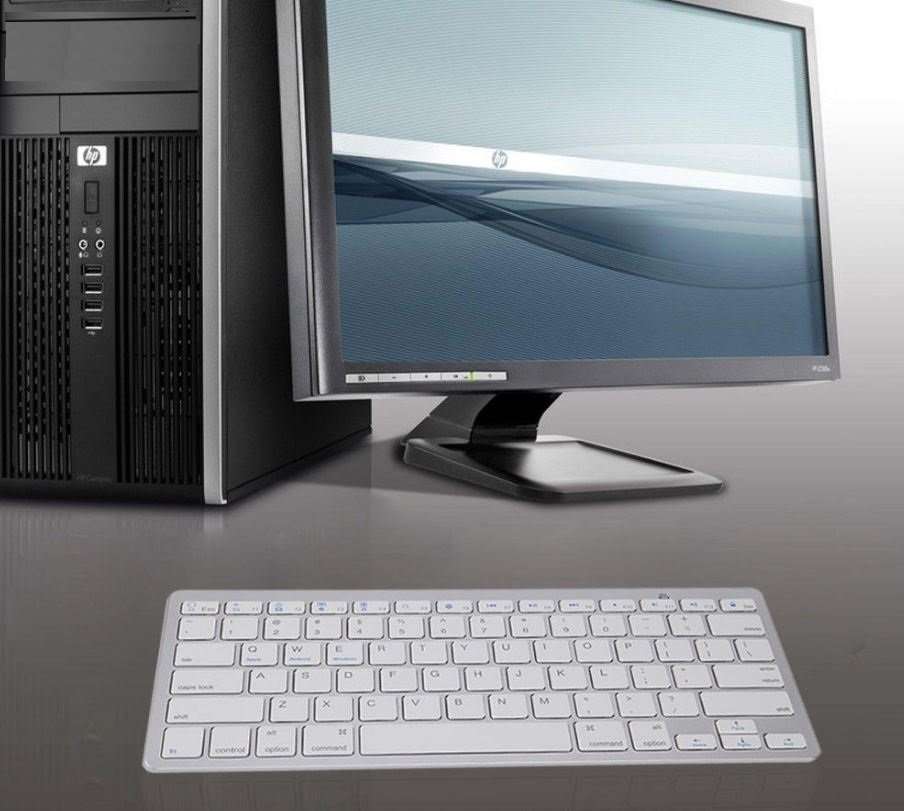 Aluminium Ultra Slim Mini Wireless Bluetooth Keyboard For Windows, Android & IOS