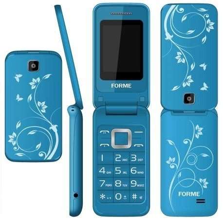 COOL!! Blue Flower Flip Phone, Dual Sim, Bluetooth, Camera, MP3, FM Radio For The Elderly & Children