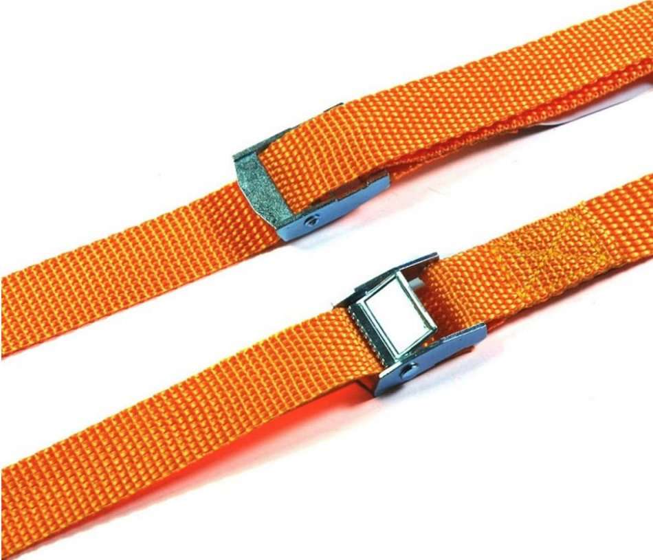 Dual Pack 5M Each Water Resistant Ratchet Tie Down Set With Quick Release pawls & S Shape Hooks